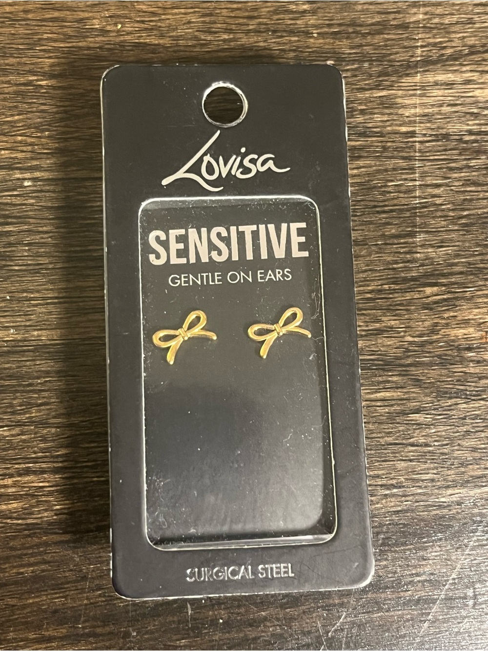 Lovisa Gold Bow Stud Earrings - Sensitive Surgical Steel